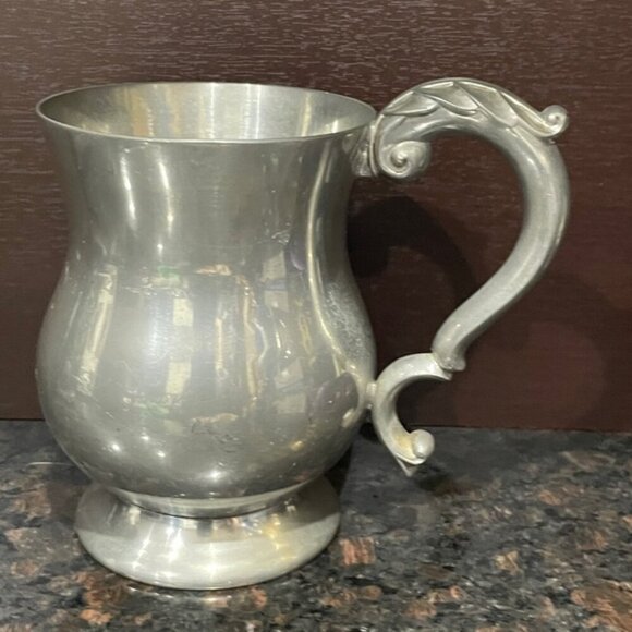 VINTAGE ENGLISH PEWTER MUG MADE IN ENGLAND - Picture 4 of 15